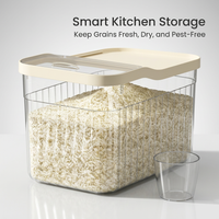 Airtight Food Storage Containers with Lids, Kitchen Storage for Flour, Sugar, Dry Food, Cereal Stora - Image 9