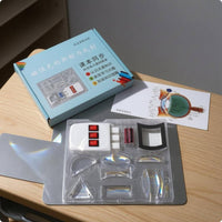 Attractive Geometry Optics Kit Triangular Prism Optics Experiment Kit Science Educational Set Transparent Components