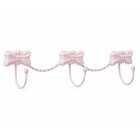 Wall Hook Rack with Bows Modern Coat Rack with Ball Tips Rounded for Bedroom