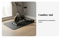 Noise Reducing Fitness Equipment Mat Vibration Reduction Shock Absorbing Floor Mat Easy to Clean Gym Flooring Moisture Resistant for Garage