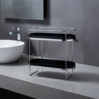Over-the-Toilet Storage Rack Compact 2-Tier Bathroom Shelf Rustproof