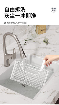 厨房橱柜门上置物架柜门内侧收纳盒壁挂保鲜膜挂篮放姜蒜挂架神器 【曜黑】特大号 柜内挂篮..