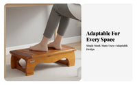 Bedside Step Multi-Functional Wooden Step Block sturdy Duty for Home, Living Room