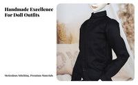 60cm Male Doll Outfit Handmade 1/3 Scales BJD Clothes Detailed Craftsmanship 1/3 BJD Doll Clothes for Collection Display