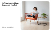 Wrought Iron Armchair Nordic Design Lounge Seating utilitarian design for partners