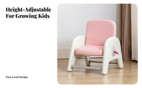 Adjustable kidney-shaped Desk Set Ergonomic Design for Study Area, Classroom, Toddlers