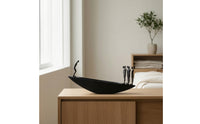 Boat Sculpture with Figures Minimalist Abstract Sculpture Artistic Decorative Statue for Living Room, Shelf
