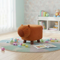Small Soft Stool Cute Soft Stool Easy to Move for Entryway, Hallway
