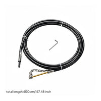 Drain Unclogger Chain Flexible and Long tube Cleaning Chain Strong Unclogging Electric Drain Unclogger Auger for Lavatory, Sink