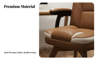 Upholstered Armchair Supportive Backrest Seating Furniture No casters for Bedroom