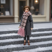 OB11 Doll Scarf 1/12 Scale Doll Scarf Handcrafted for Diorama Display