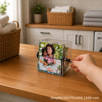 Transparent Acrylic Photo Machine Hand-Cranked Album for Gifts