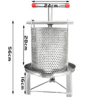 Stainless Steel Honey Press for Home Use, Wax Press, Honey Extractor