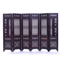 Rosewood Miniature Folding Screen, Wooden Folding Screen Divider Table Ornament, Chinese Traditional Mini Folding Screen Deco