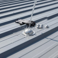 150 Pieces Metal Roof Screw Cap Round Metal Roof Screw Caps Silver-Colored Low-Profile for Roofers
