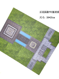 方寸景人行马路庭院后花园模型贴纸PVC板材沙盘建筑模型制作材料
