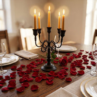 Vintage Iron Candle Holder for Wedding and Christmas Decor