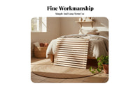 Rollable Slat Foundation hush-quiet foundation interlinked Bed Slats for Students, Renters