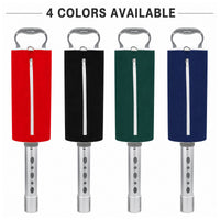 Two-Section Aluminum Tube Golf Ball Retriever with Cloth Bag, Large Capacity, Portable, No Bending