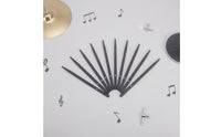 12 Pairs 5A Drumstick Maple Drumstick Balanced Weight Drum for Beginners, Adults, Training Rehearsal, Performance