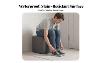 Rectangular Entryway Stool Soft paddinging Upholstered Bench for Bedroom, Guests