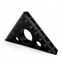 Carpenter Square Aluminum Alloy Triangular Ruler Etched for Cabinet Making