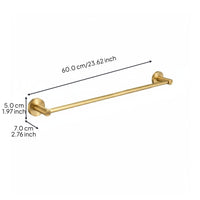 Rustproof bronze double towel rack