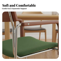 Pipe Frame Armchair Vintage and Design Dining Seat Modern Retro Design With Armrests for Interior Decorators, Adults, Bedroom