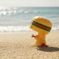 Handheld Hamburger Water Lightweight Press Water Toy Waterproof Squirt Sturdy for Children, Toddlers, Park Outings