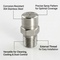 Flat Nozzle, Stainless Steel Spray Nozzles, High Pressure Cleaning Nozzle, Dust Removal Spray Tip, I - Image 8