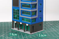 1/150城市场景沙盘建筑模型仿真塑料拼装楼房.