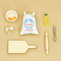 7 Pieces Mini Baking Accessories Realistic Feature 1:12 Scale Mini Kitchen Props