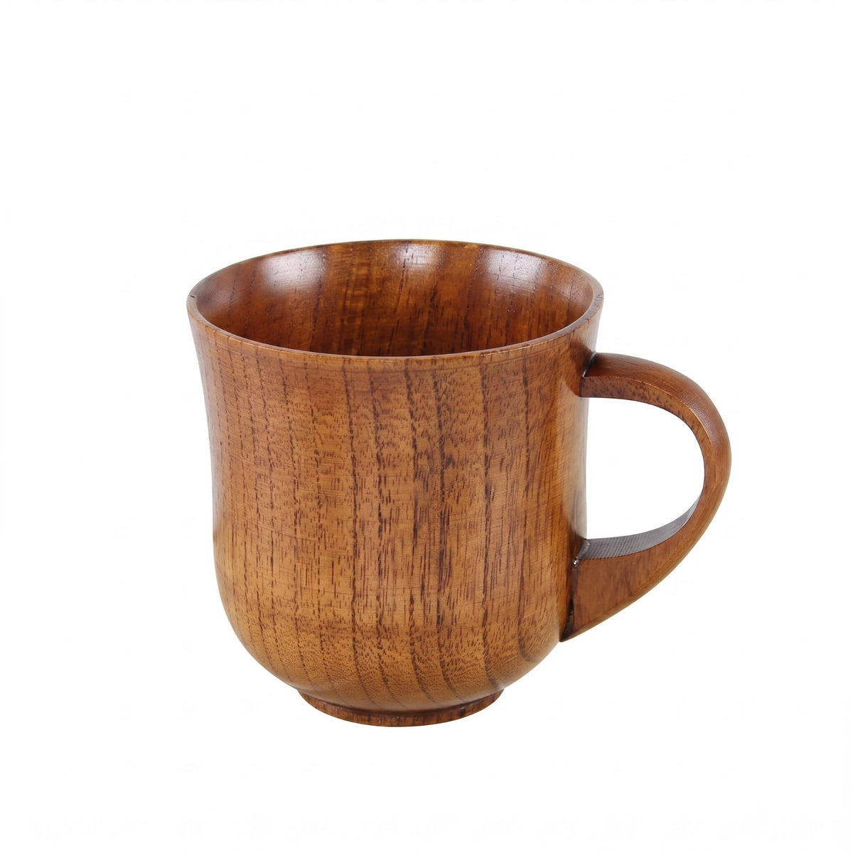 Wooden Handled Cup Durable Tableware Easy to Clean