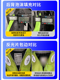 Emergency Flood Life Jacket for Adults and Children, High Buoyancy Foam Life Vest for Fishing and Boating