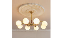 Ceiling Medallion French Design PU Ceiling Plate Elegant Design for Living Room