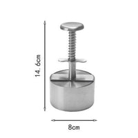 Elastic Loaded Patty Press Easy to Clean Hamburger Press Non-Stick