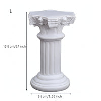 Roman Column Pedestal Fluted Display Stand Miniature for Home Decor, Collectors