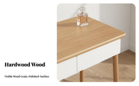 Vanity Desk with Drawers Nordic Design Bedroom Furniture Space-Saving for Adults
