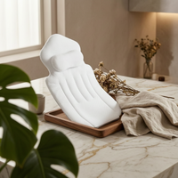Bathtub Reclining Cushion Padded Spa Bath Pillow Hanging Loop
