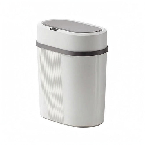 Sensor Trash Can Matte Finish Smart Trash Can Ribbed Side Panel