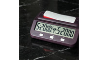 Compact Digital Chess Clock Portable Digital Chess Timer Lightweight Board Game Timer Long-Lasting for Tournaments