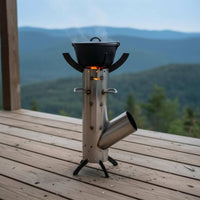 Portable Folding Camping Cooker Rust Resistant Folding Leg Camping Cooker Lightweight Outdoor Gear