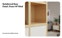 Vintage Storage Cabinet Large Capacity Freestanding Vintage Cabinet Multifunctional Living Room Display Shelf for Hosts, Entryway, Entertainment Area