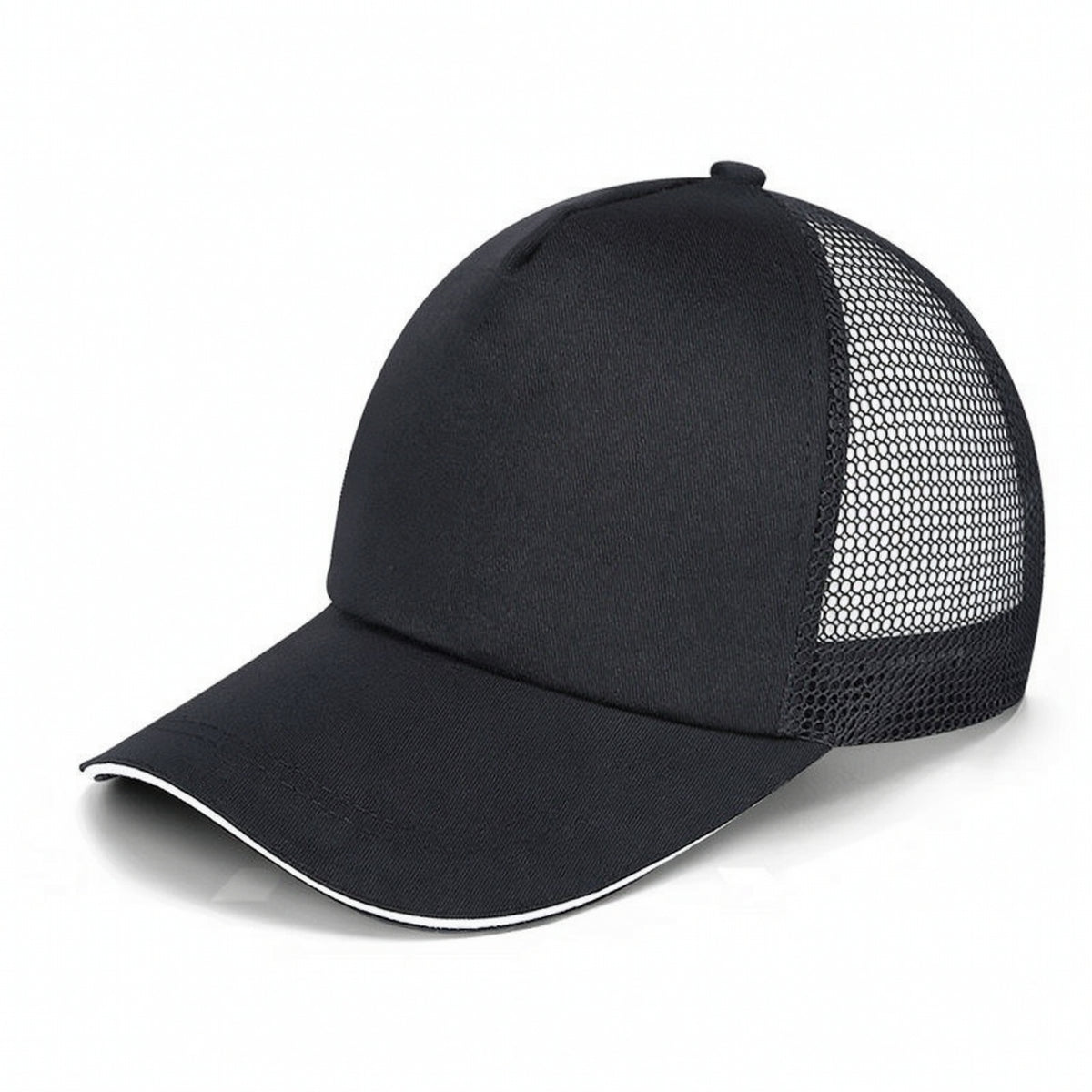 Bump Cap with Chin Strap Breathable Safety Cap with Inner Shell Anti-Collision Hat Short Brim Mesh for Workers, Work, Outdoor