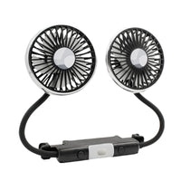 车载风扇后排专用usb双头小电风扇12v24v汽车座椅货车上用大风力
