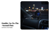 2-in-1 Design Water Temperature Gauge Sensor Included Two-in-One Digital Automotive Gauge 52mm Size
