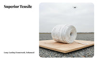 Electrical Wire Stringing Rope Wear Resistant Drone Hoisting Rope Lightweight High-Altitude Line for Linemen, Construction Workers, Outdoor