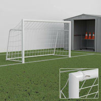 Easy Assembly Soccer Goal Frame with Net Stable Design Soccer Goal Long-Lasting Sports Equipment Weatherproof for School