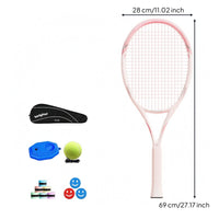 Training Tennis Racket Wrapped Handle Sports Equipment Lightweight