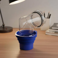 Clear View RV Dump Station Adapter Leak-Proof Transparent Sewer Hose Connector Odor-Tight Recreational Vehicle Owner Waste Pipe Adapter Compact Storage for Campsite